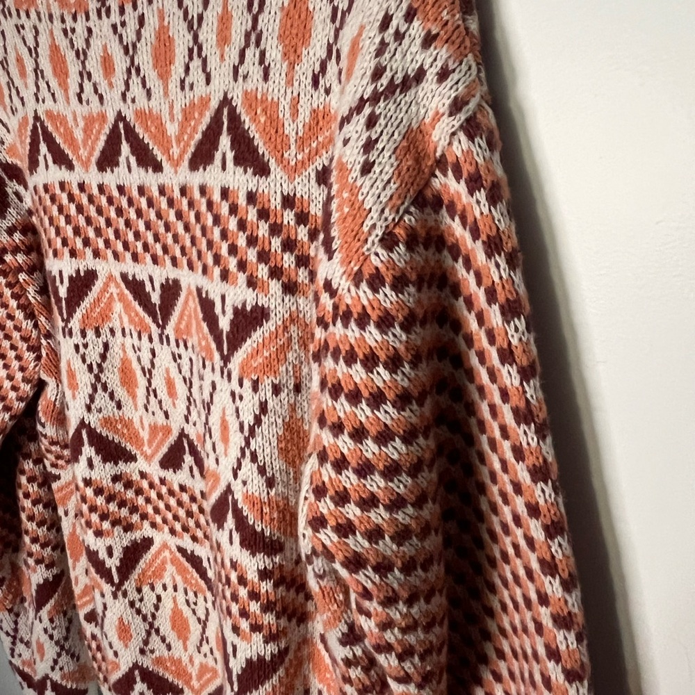 Roxy Wool Blend Patterned Sweater - image 4